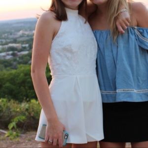 white keepsake romper